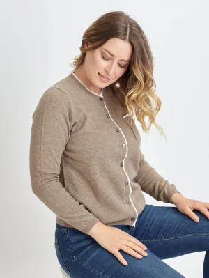 100% Mongolian Cashmere Button Cardigan