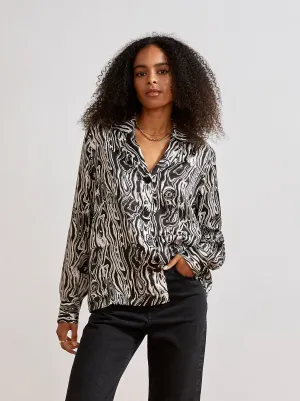 Adina Malachite Print Top