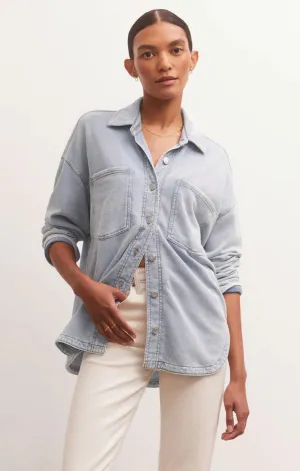 All Day Denim Knit Jacket