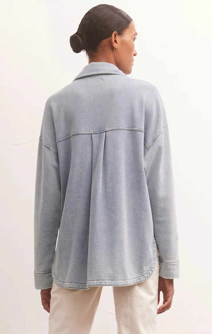 All Day Denim Knit Jacket