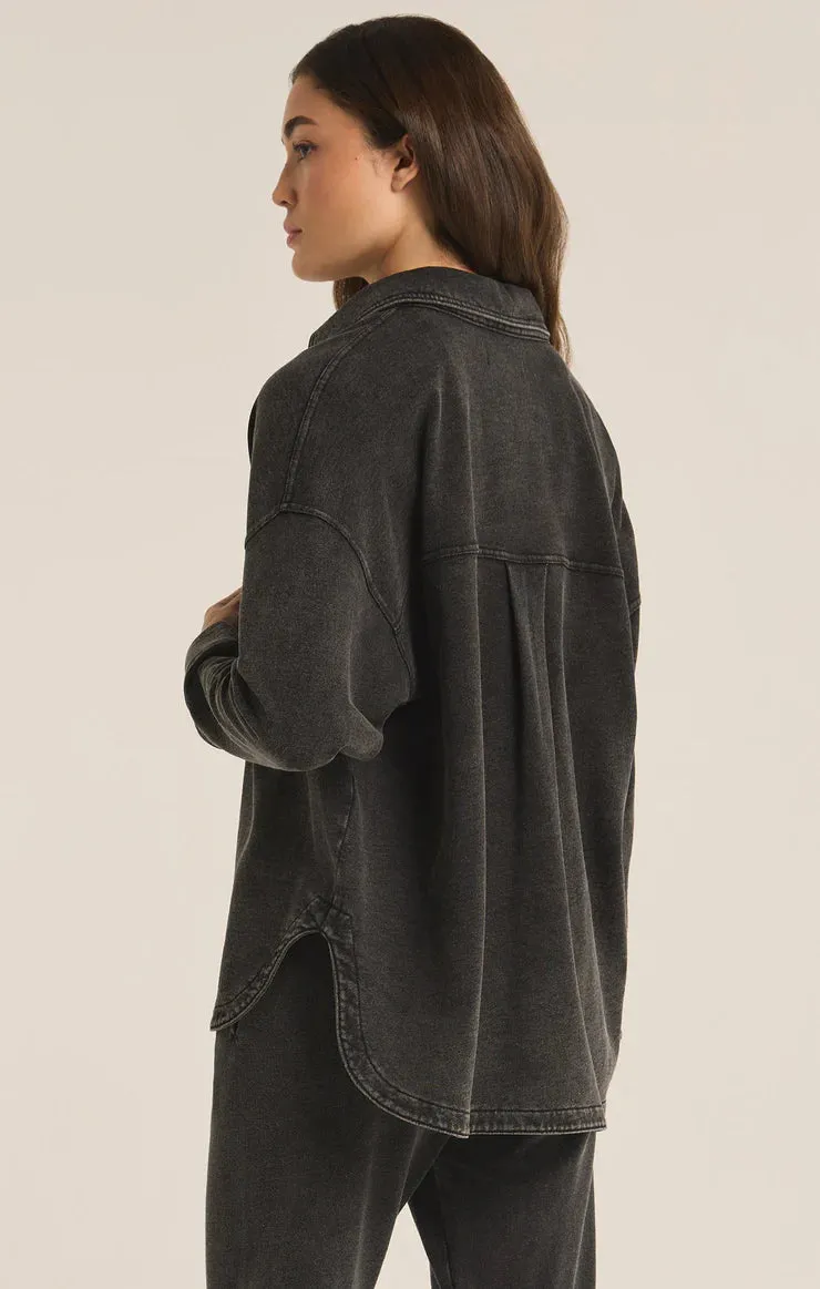 All Day Denim Knit Jacket