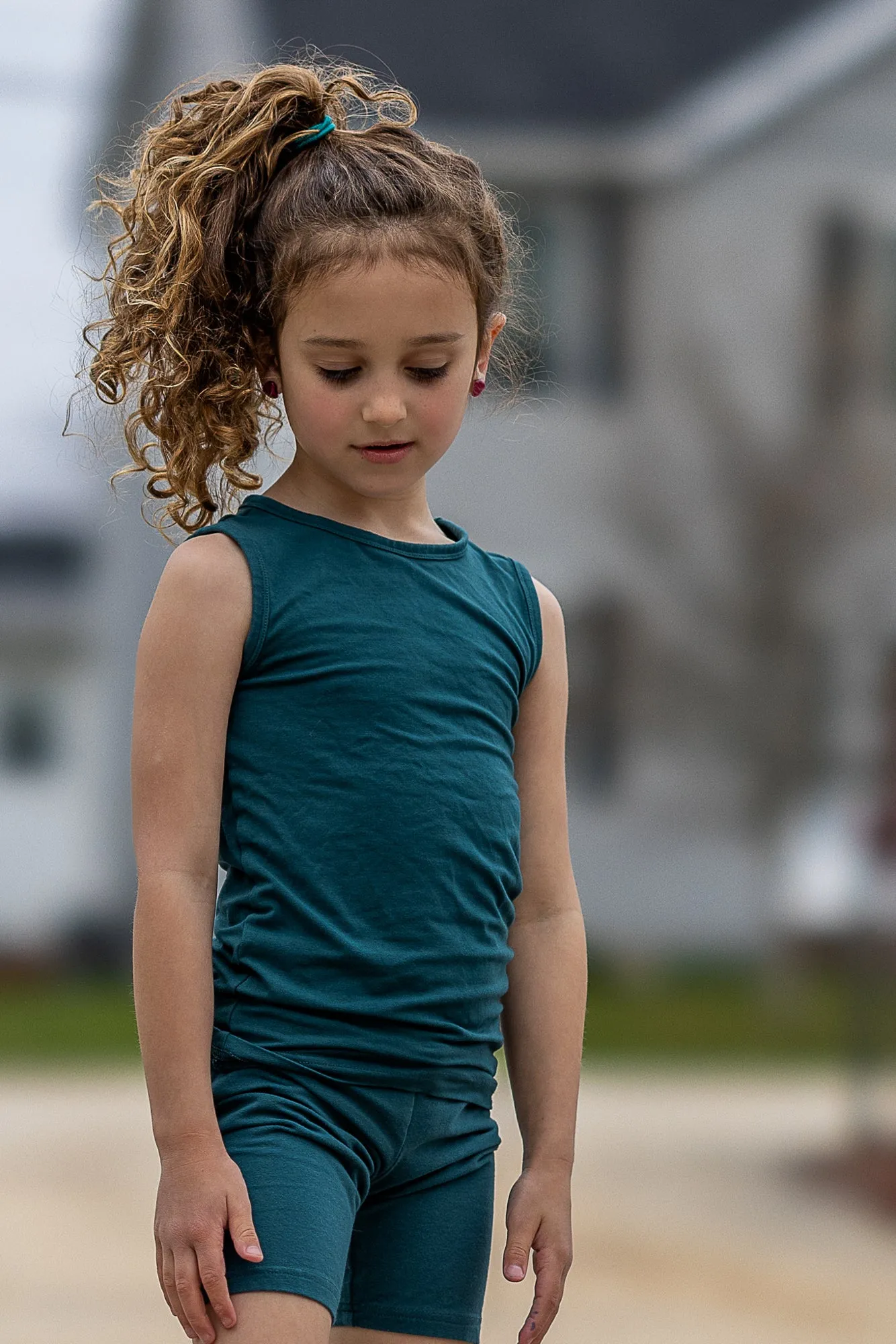 BAMBOO BASIC TANK- Peacock