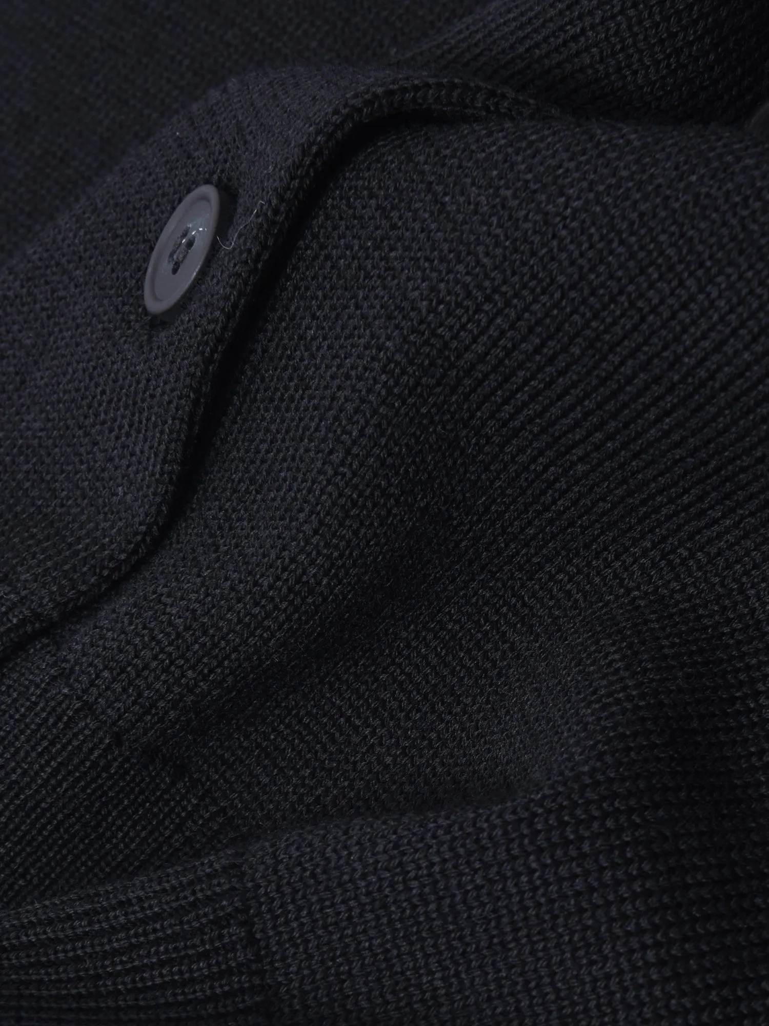 BOLD FOX HEAD PATCH REGULAR CARDIGAN_BLACKP199
