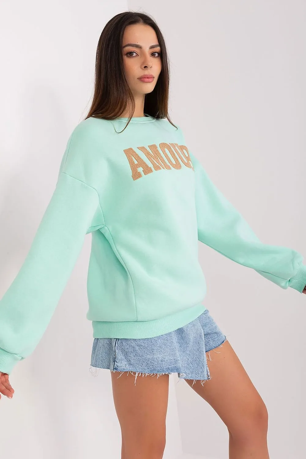 Bold Statement Round Neck Sweatshirt