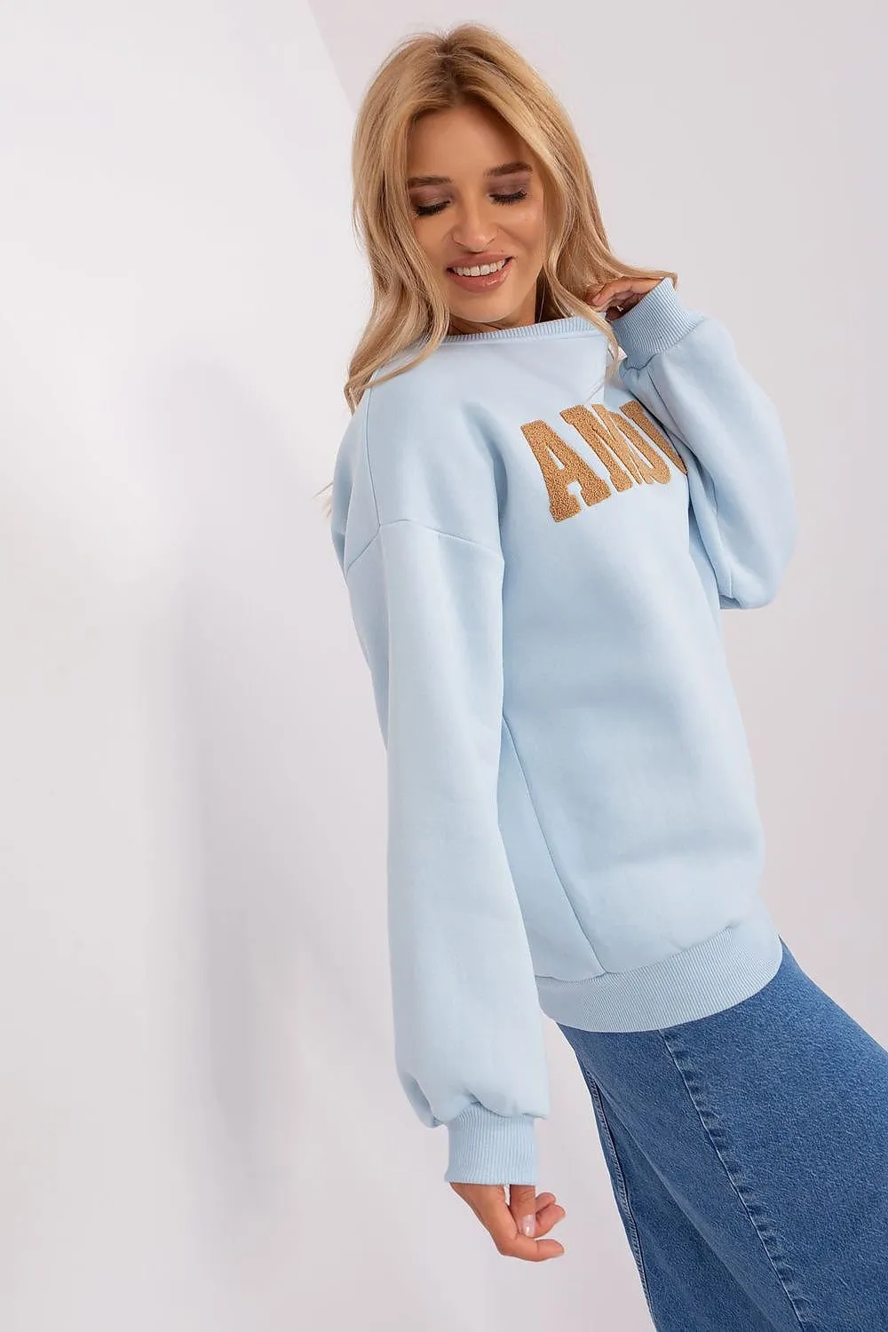 Bold Statement Round Neck Sweatshirt