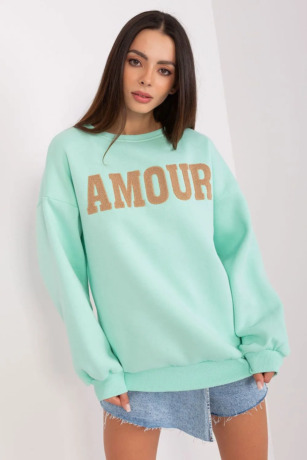 Bold Statement Round Neck Sweatshirt