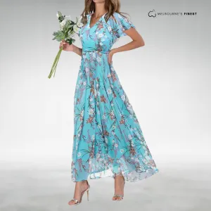 Bonita™ Elegant V-Neck Women's Dress