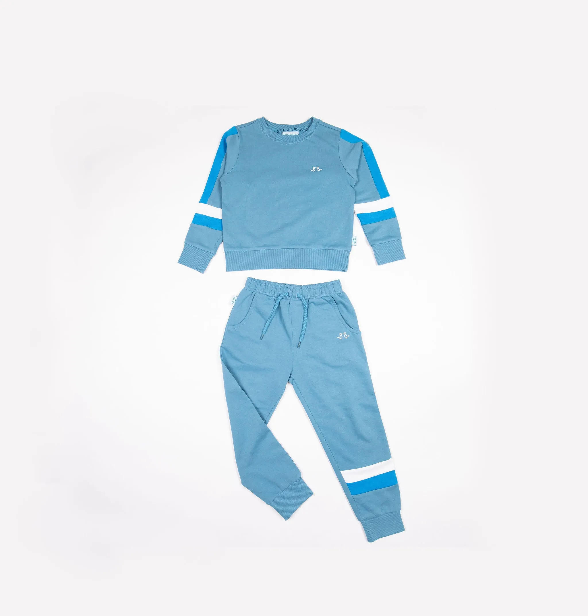 Boys Blue Jersey Lounge Set