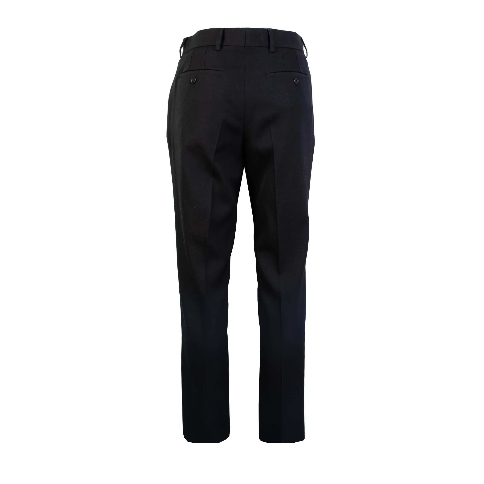 Burberry Elegant Black Wool Suit Trousers