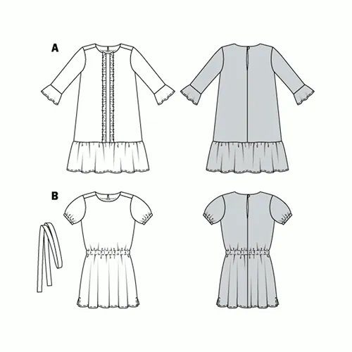 Burda Pattern 6208 Misses' Pull-On Dresses (34-44)