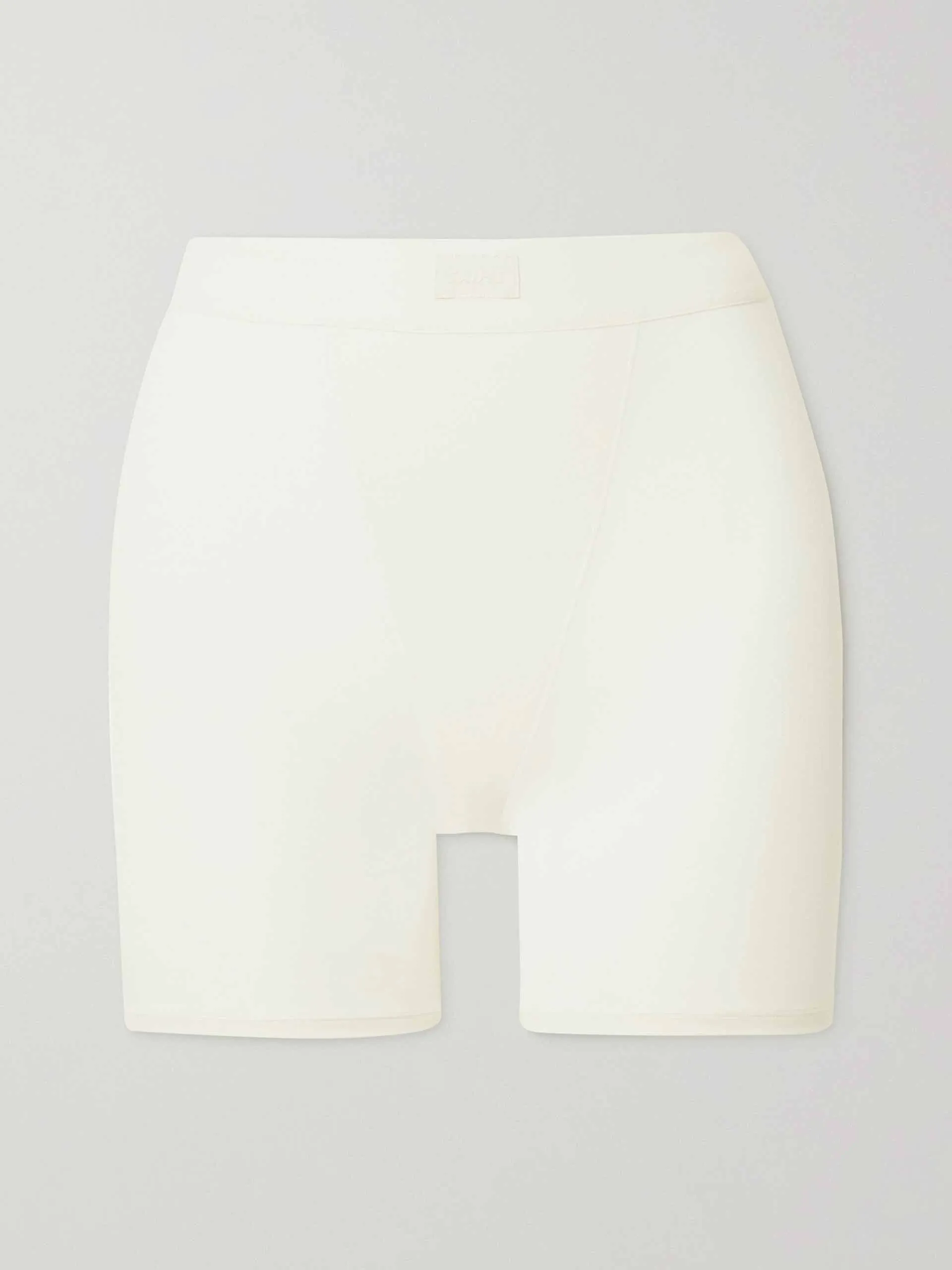 Cream boxer shorts
