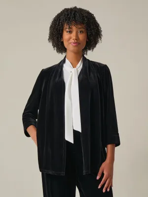 Cuffed Sleeve Cardigan, Velvet