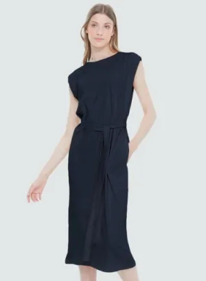 Dex Plus Tie Waist Knit Dress