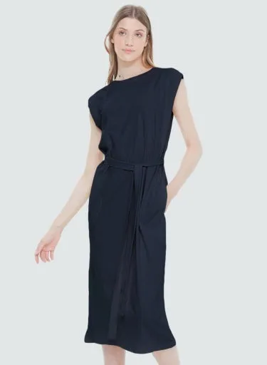 Dex Plus Tie Waist Knit Dress