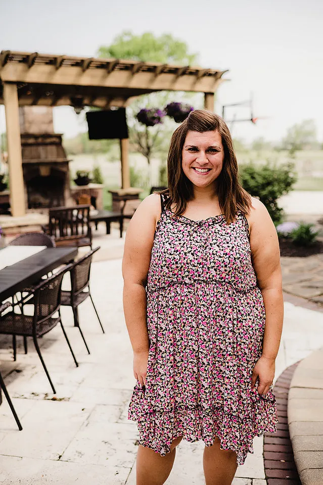Ditsy Sleeveless Dress