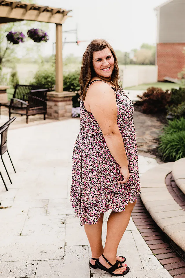 Ditsy Sleeveless Dress