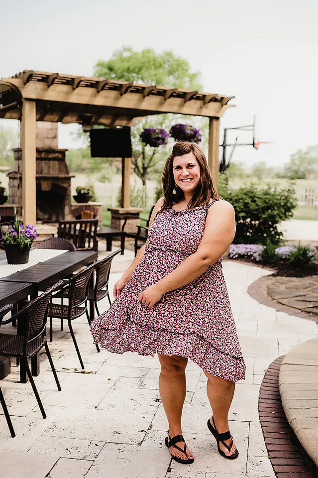 Ditsy Sleeveless Dress