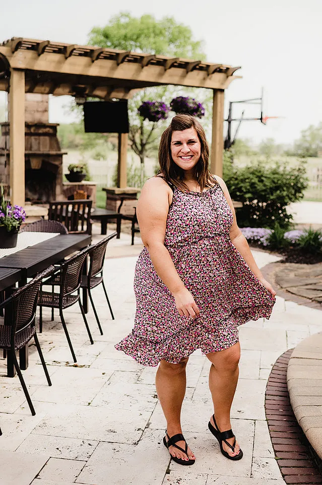 Ditsy Sleeveless Dress