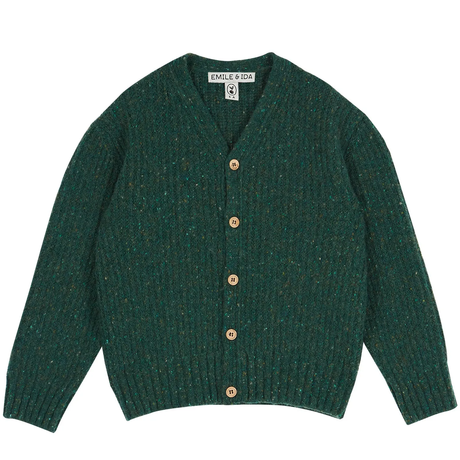 Emile et Ida Cardigan Vert Puce