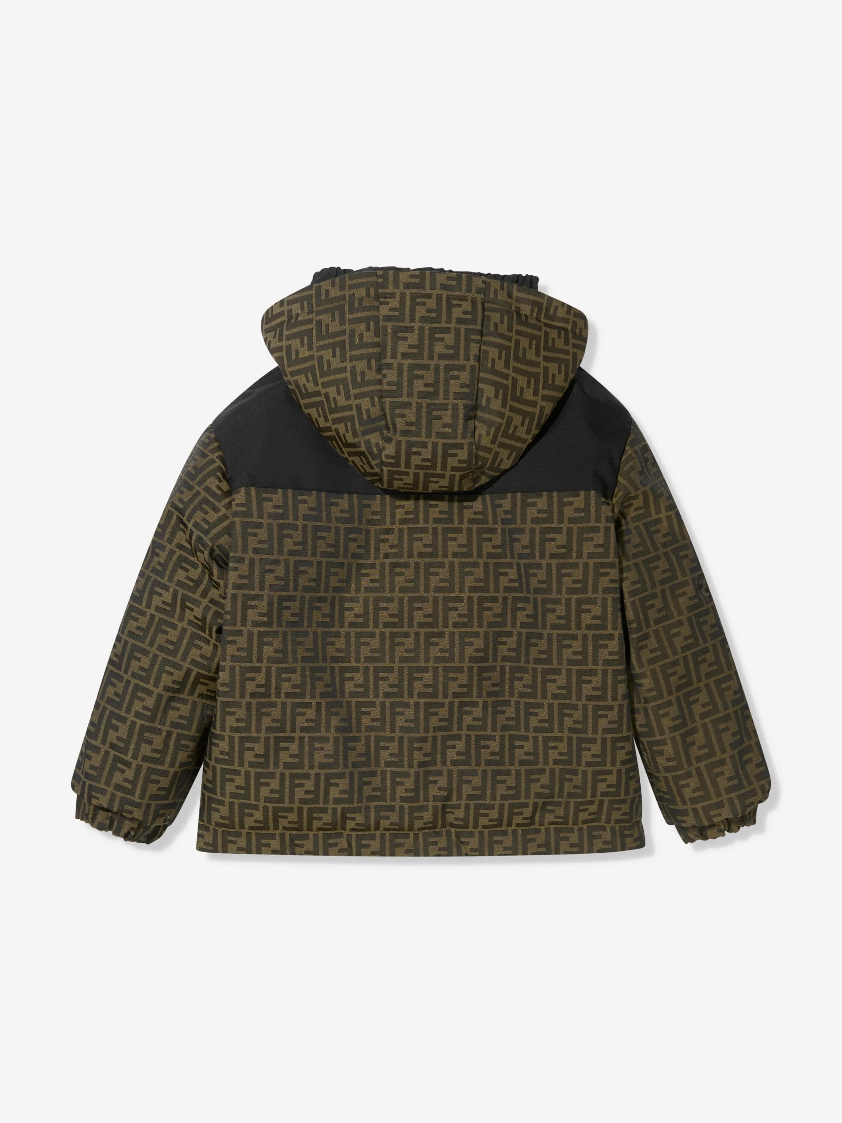 Fendi Kids FF Logo Ski Jacket