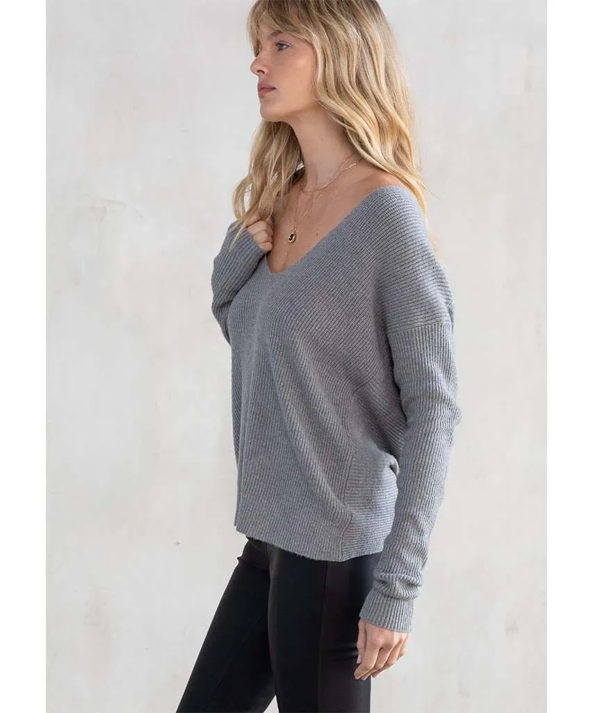Find Your Bliss Twist Back Pullover