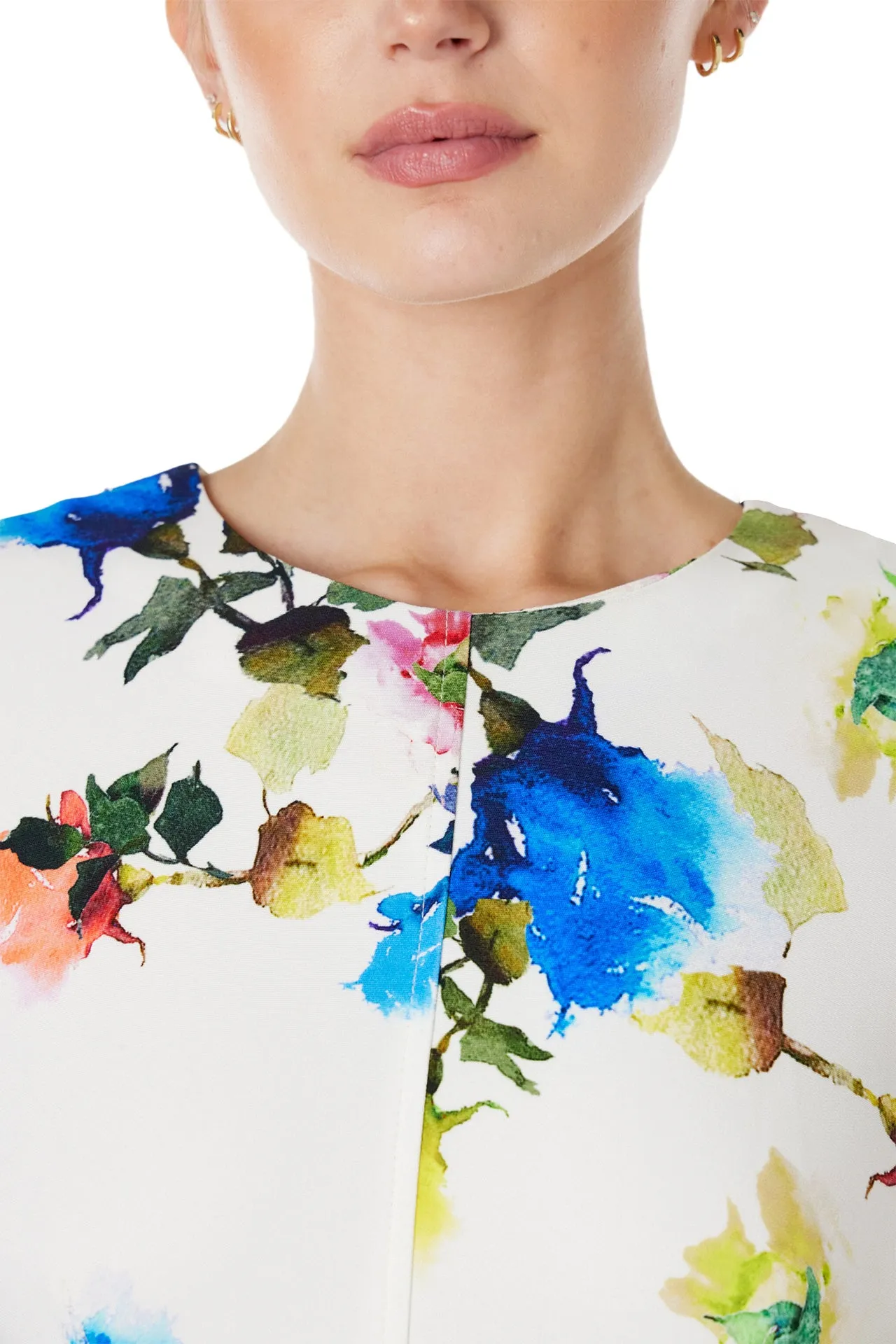 Floral Long Sleeve Day Dress