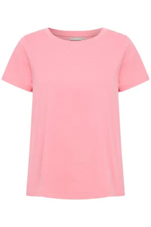 Fransa Cotton T-Shirt Pink