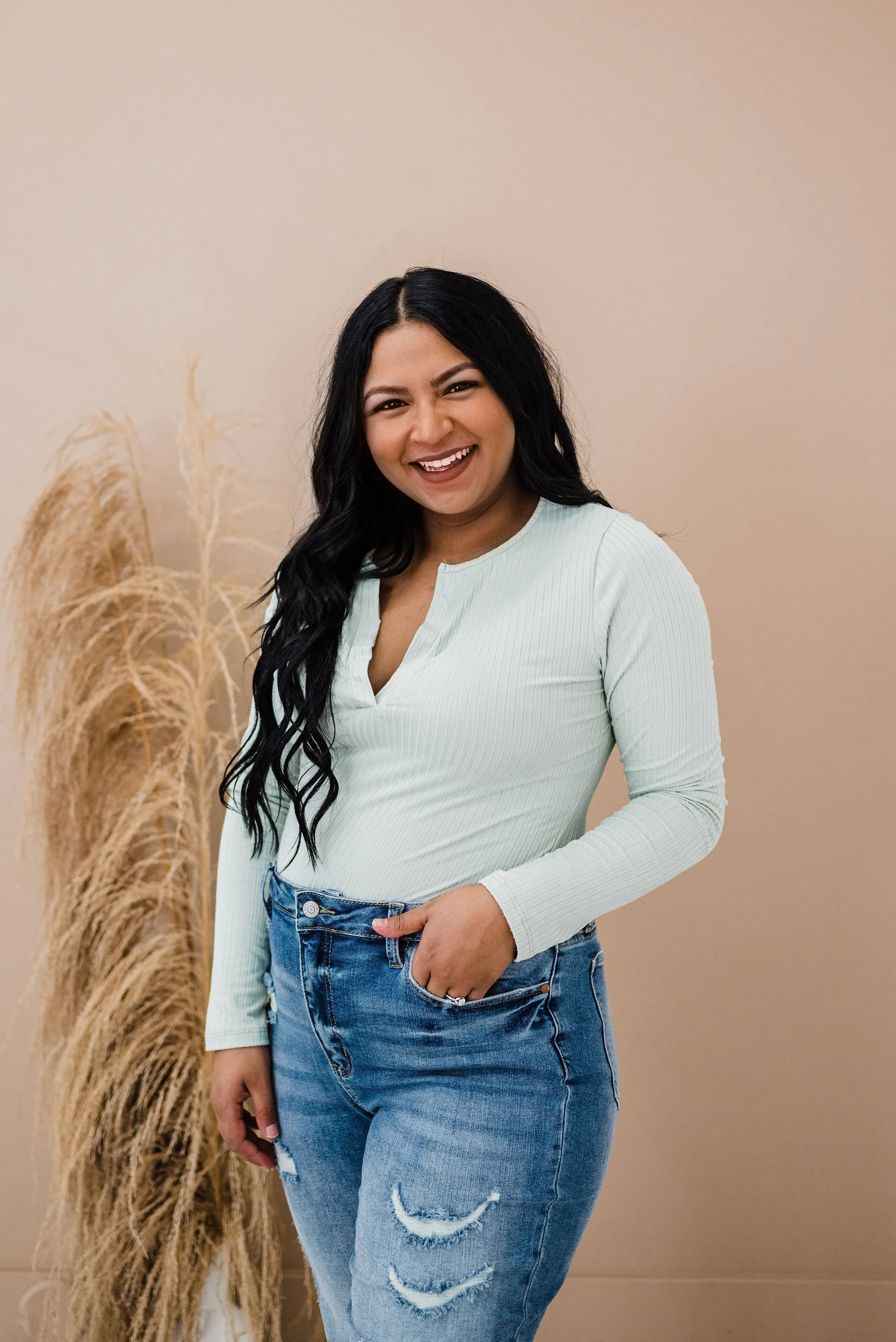 Give You Everything Ribbed Bodysuit