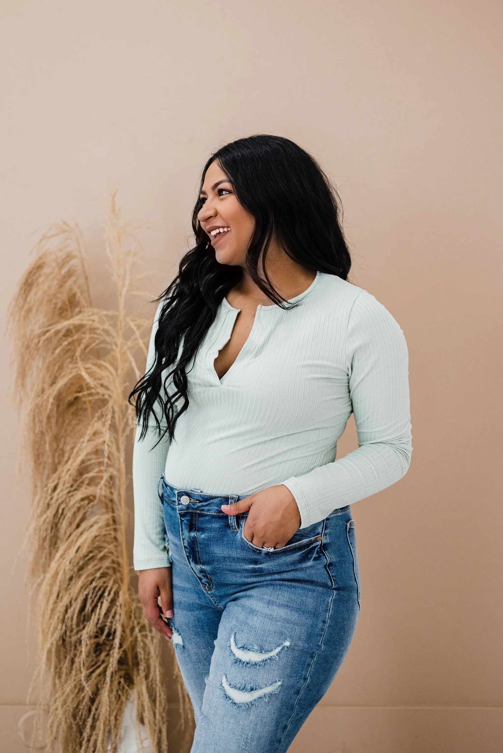Give You Everything Ribbed Bodysuit