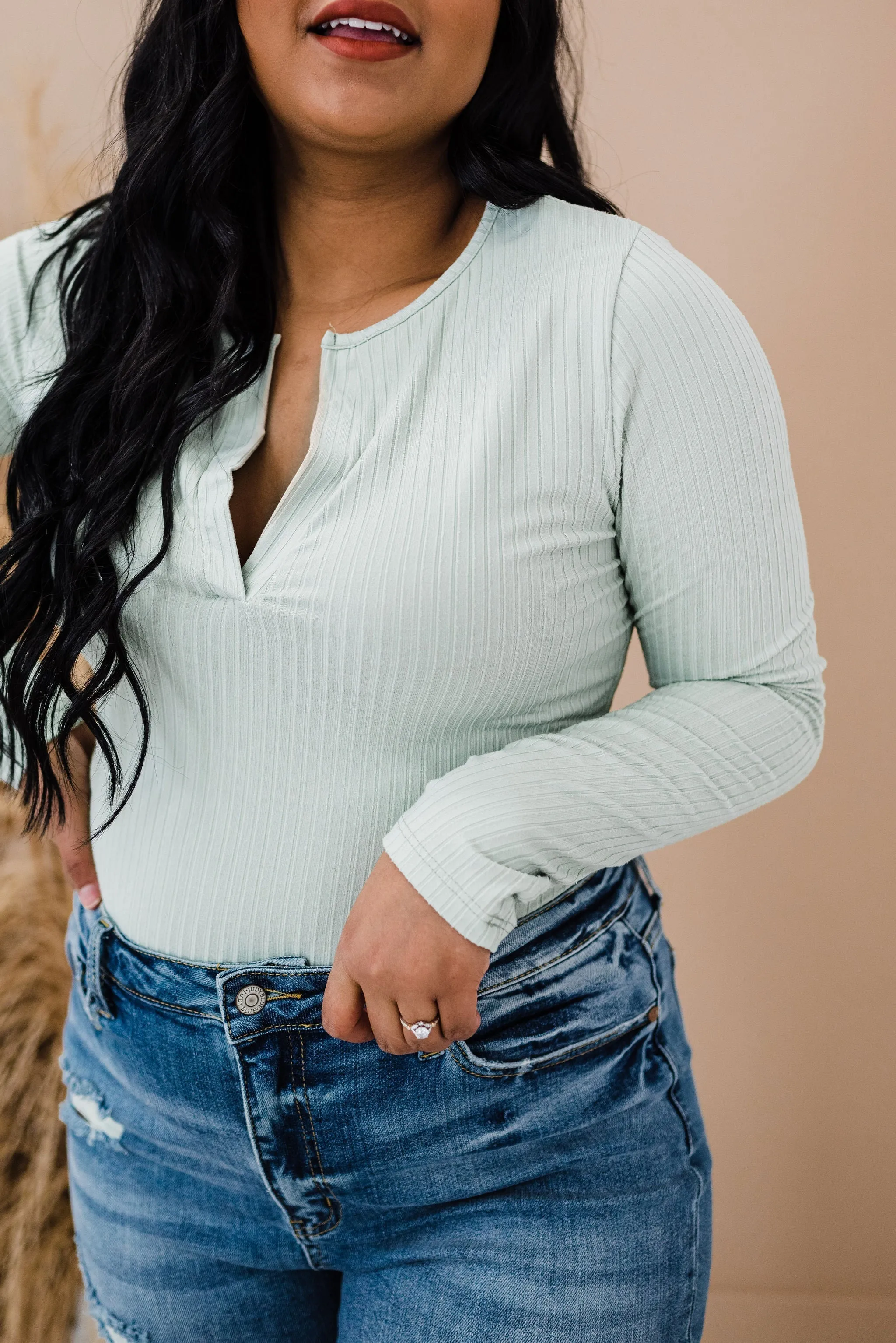 Give You Everything Ribbed Bodysuit
