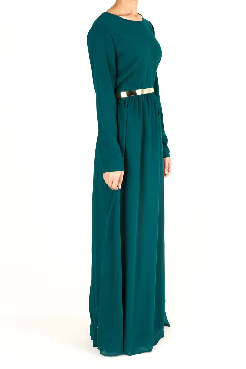 Hunter Modern Chiffon Maxi Dress