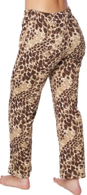 Isadora Cotton Comfortable Pajamas Print Leopard