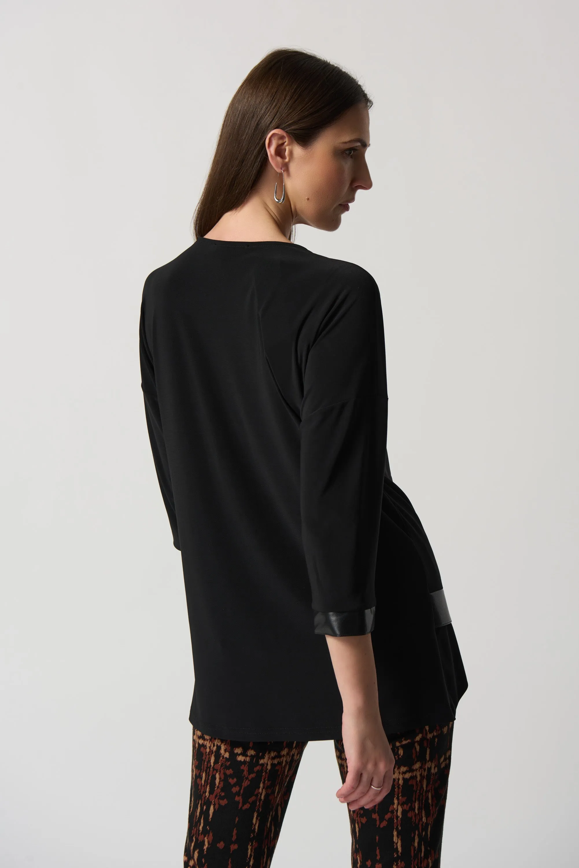 Joseph Ribkoff Fall 2023-233264-Top-Black