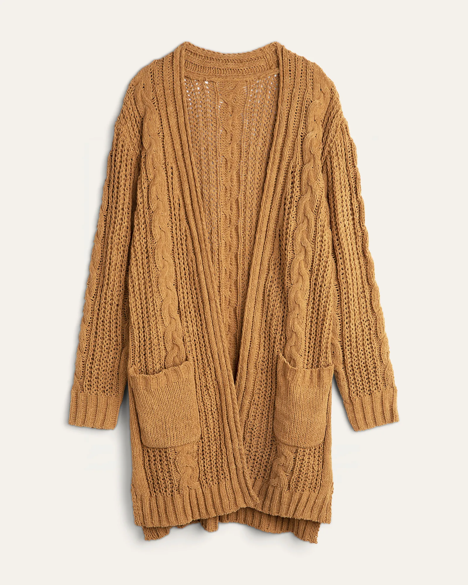 Julie Chenille Cardigan | Brown