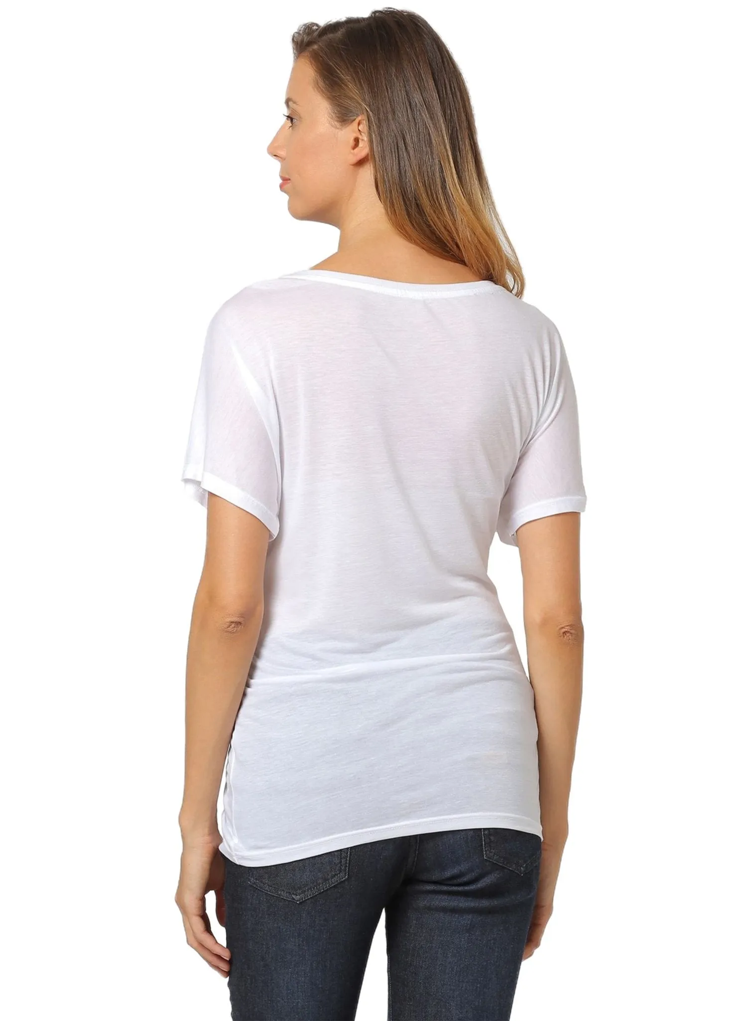 Las Vegas Maternity T-shirt - White