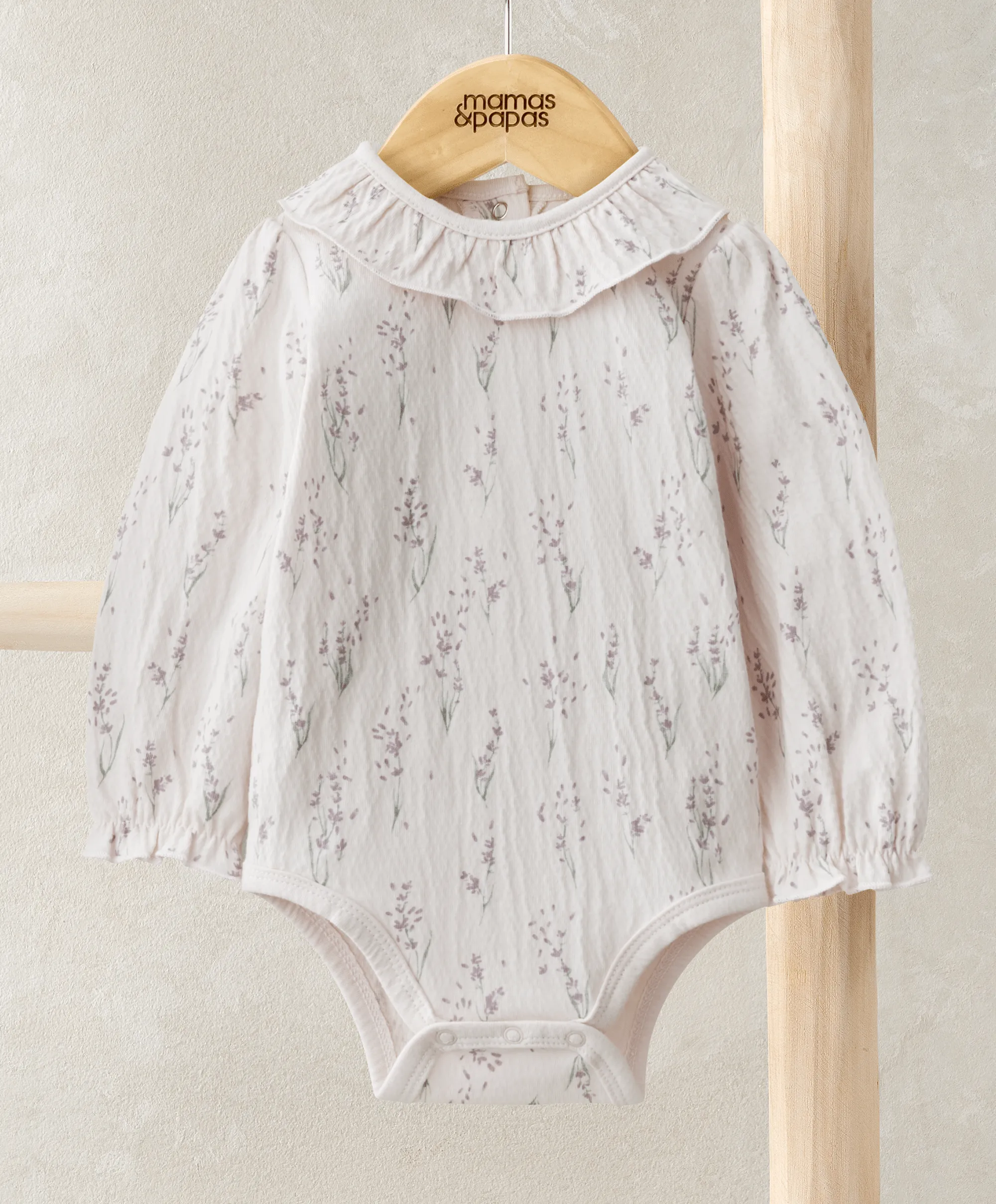 Lavender Print Bodysuit