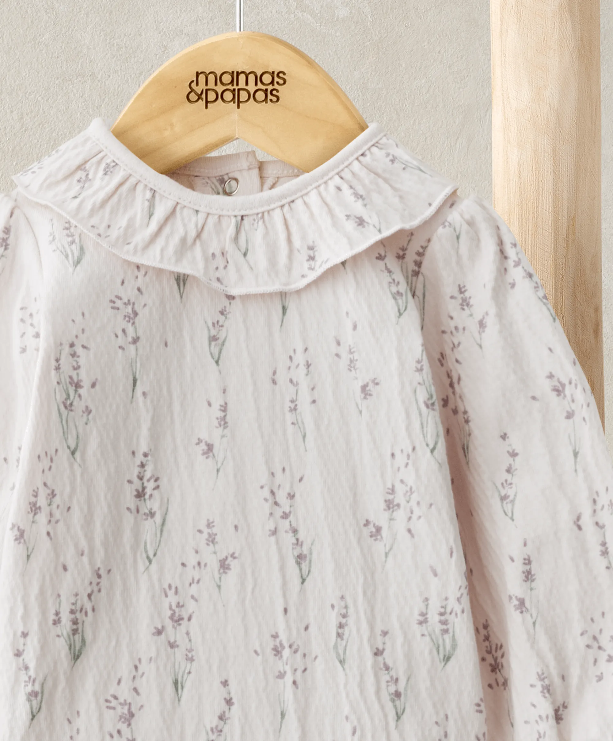 Lavender Print Bodysuit
