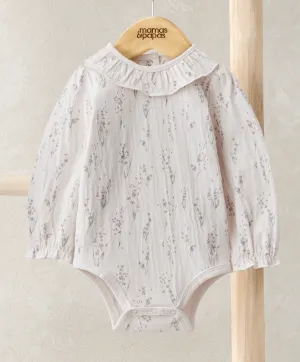 Lavender Print Bodysuit