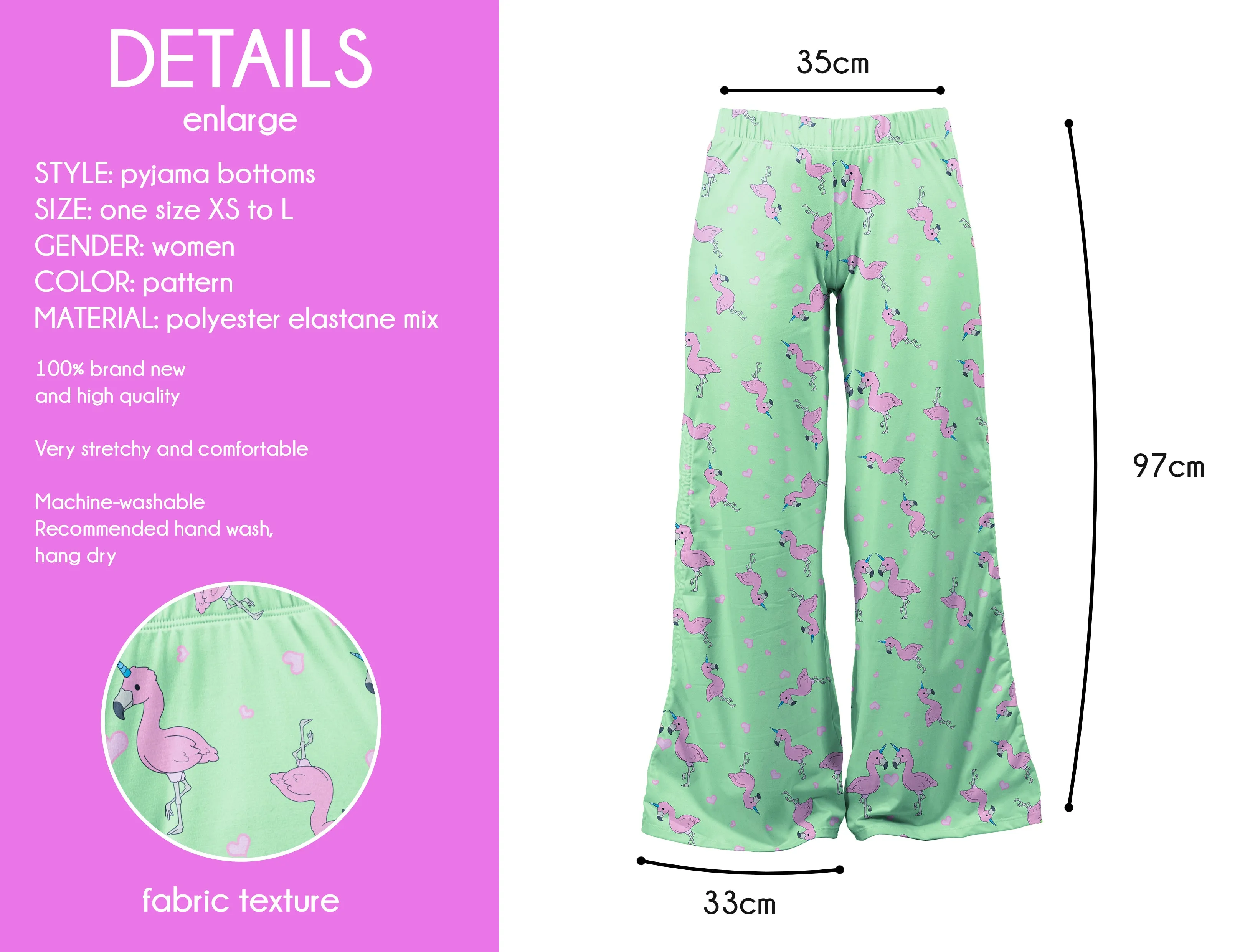Loungewear Flamingocorn (UK Size 8-14)