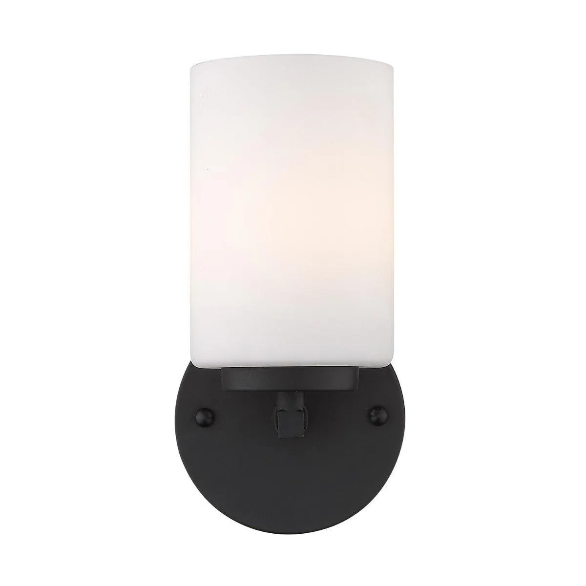 Manhattan 9 in Armed Sconce Black finish