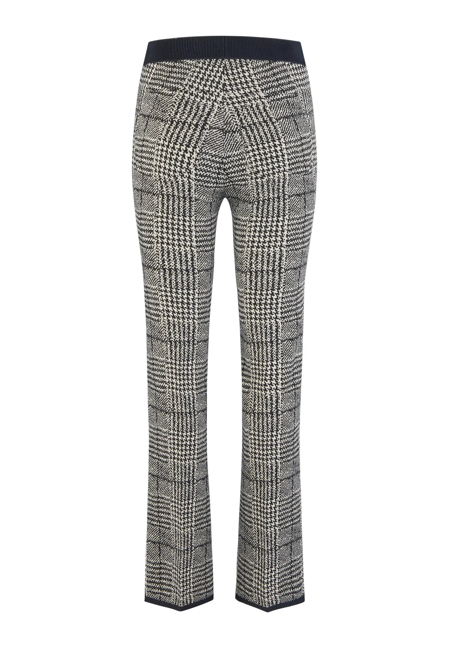 Marc Aurel Flared pants in stretch glencheck