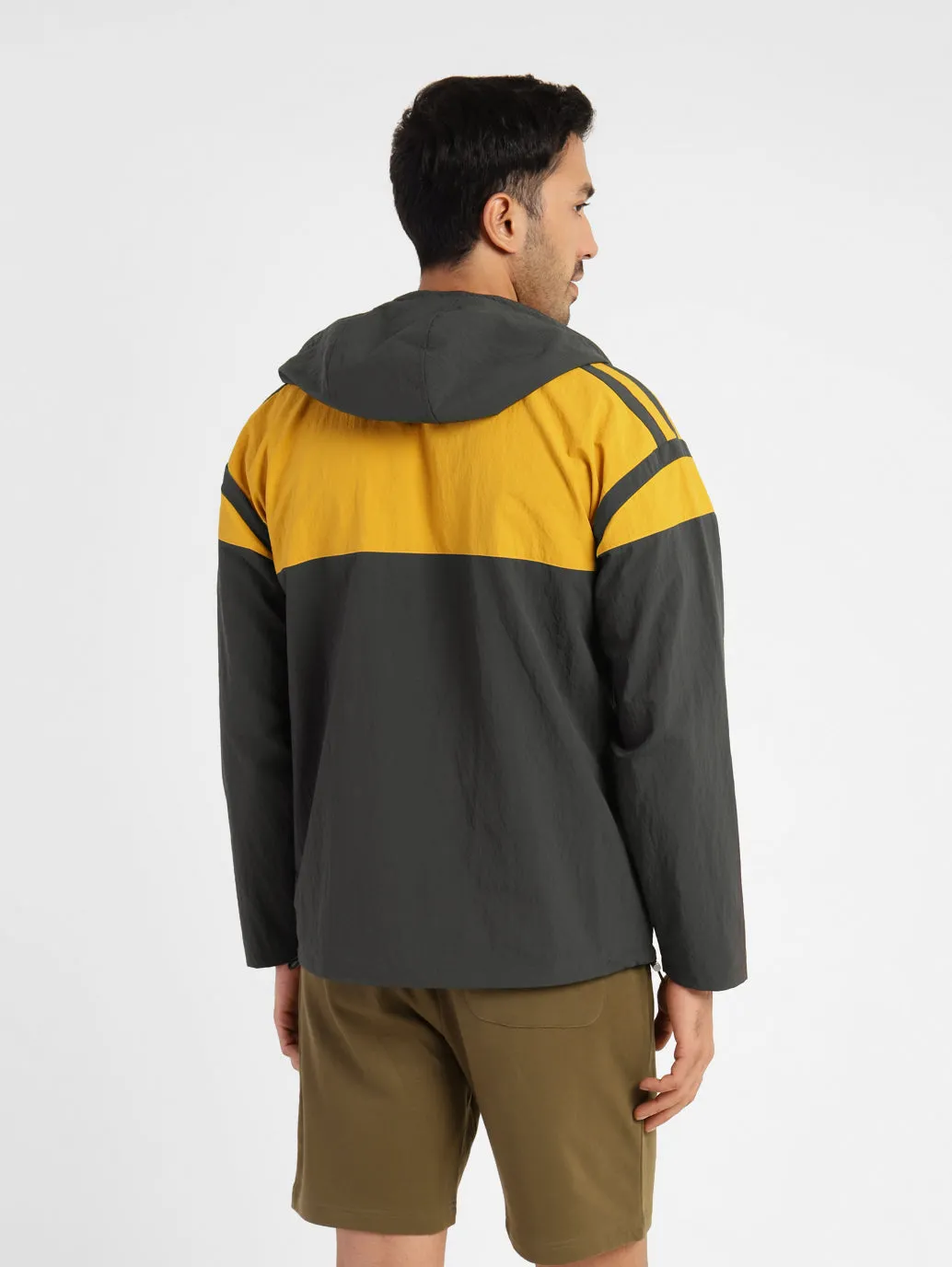 Men's Colorblock Hooded Sport Jacket