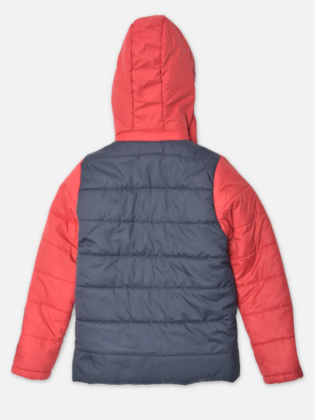 Multi Colourblocked Detachable Hood Jacket