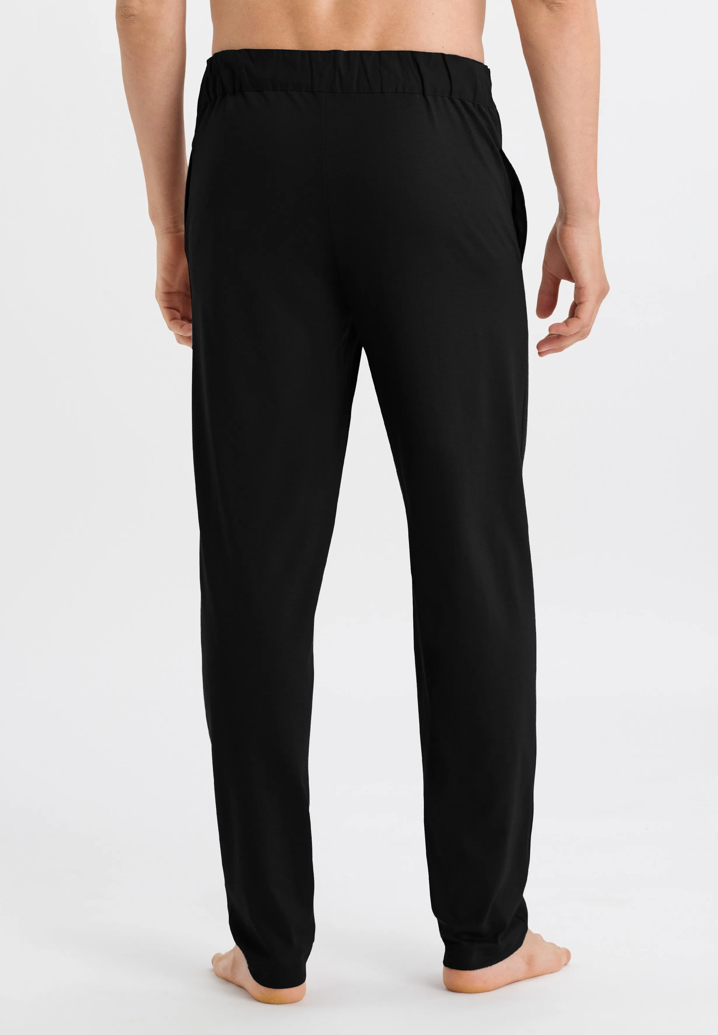 Night And Day Cotton Knit Drawstring Pants | Black 75435-019