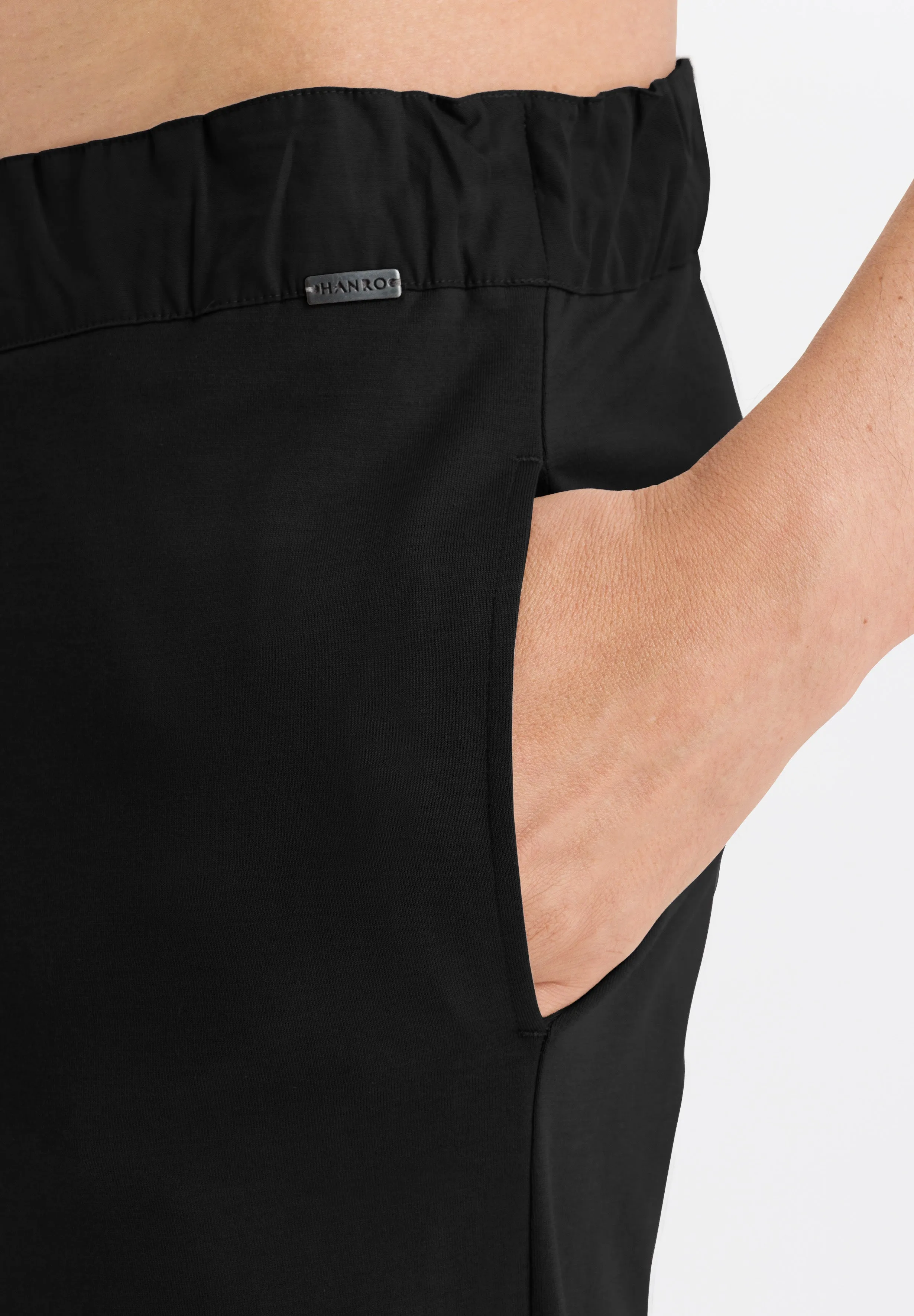Night And Day Cotton Knit Drawstring Pants | Black 75435-019