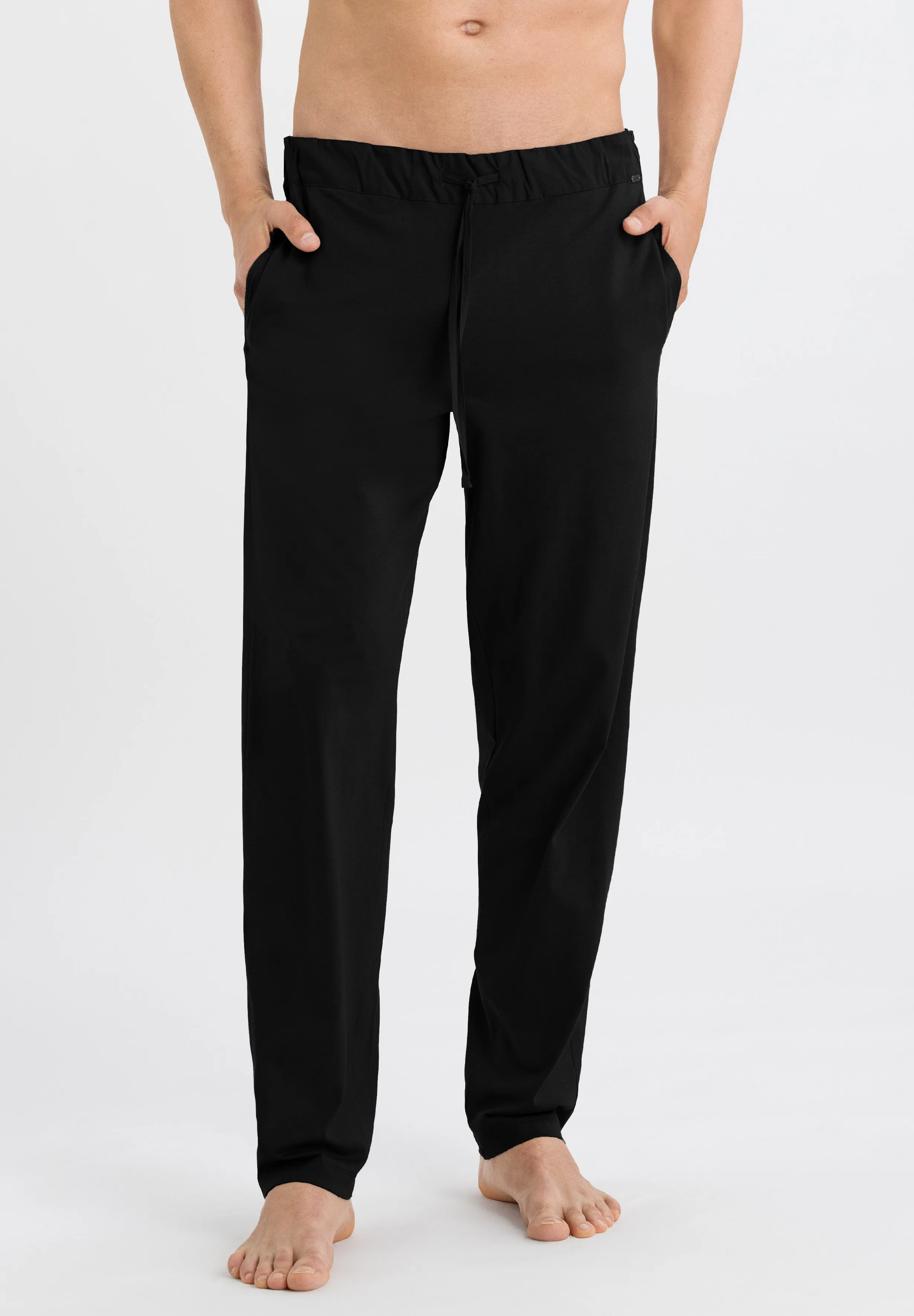 Night And Day Cotton Knit Drawstring Pants | Black 75435-019