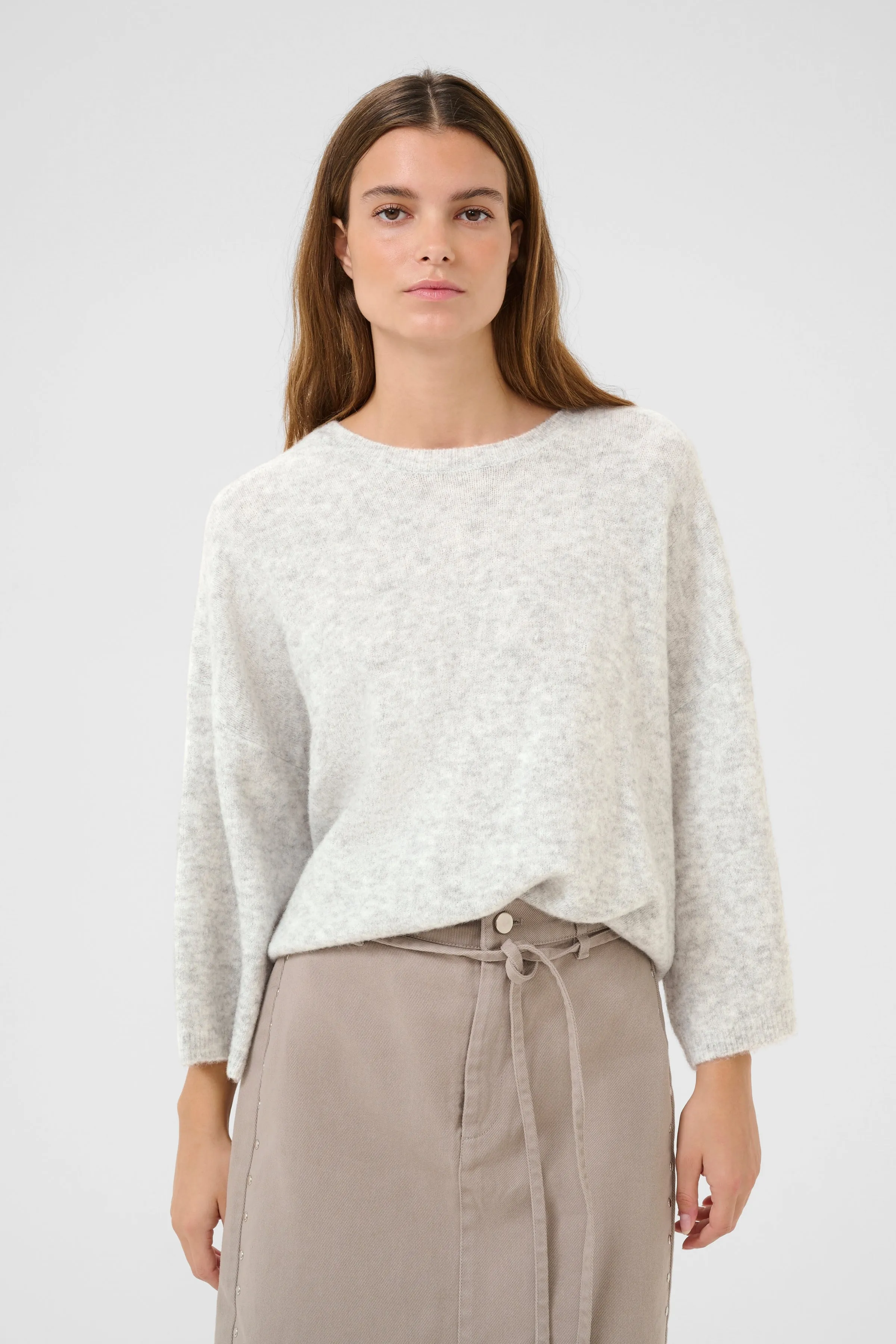 Noabellle Pullover- Grey
