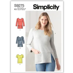 Pattern: Simplicity 9275 Knit Top