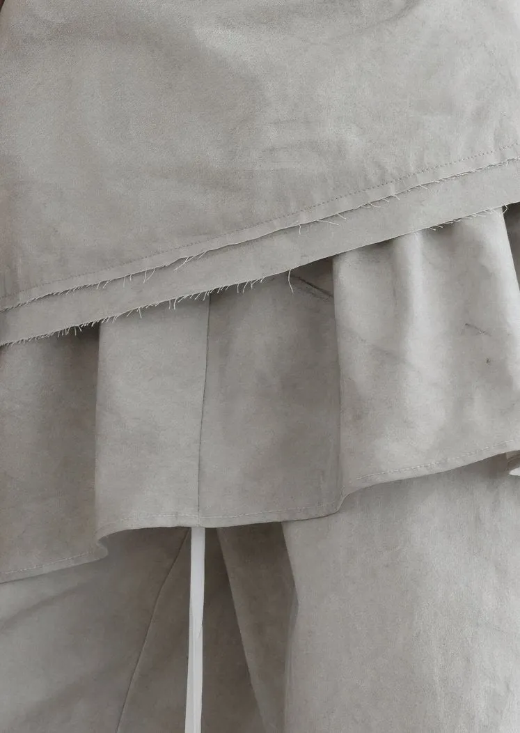 PLEATED ARTIST WASH DIRTY VEST