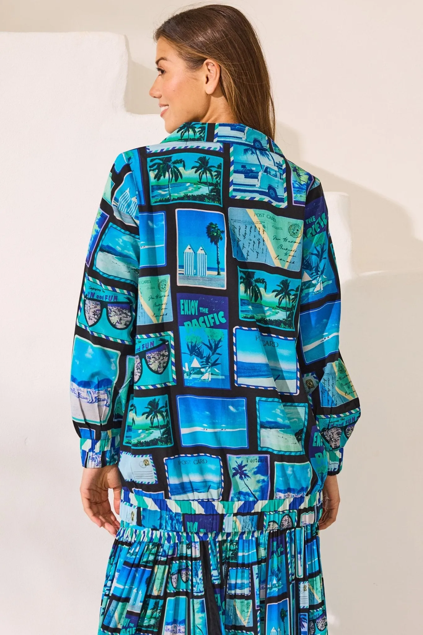 Postcards Oversized Bomber Jacket